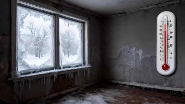 jak spada temperatura w nieogrzewanym domu