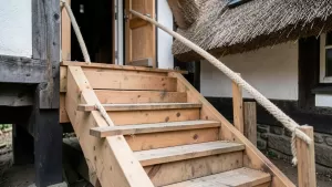 Jak zrobić schody do domku holenderskiego